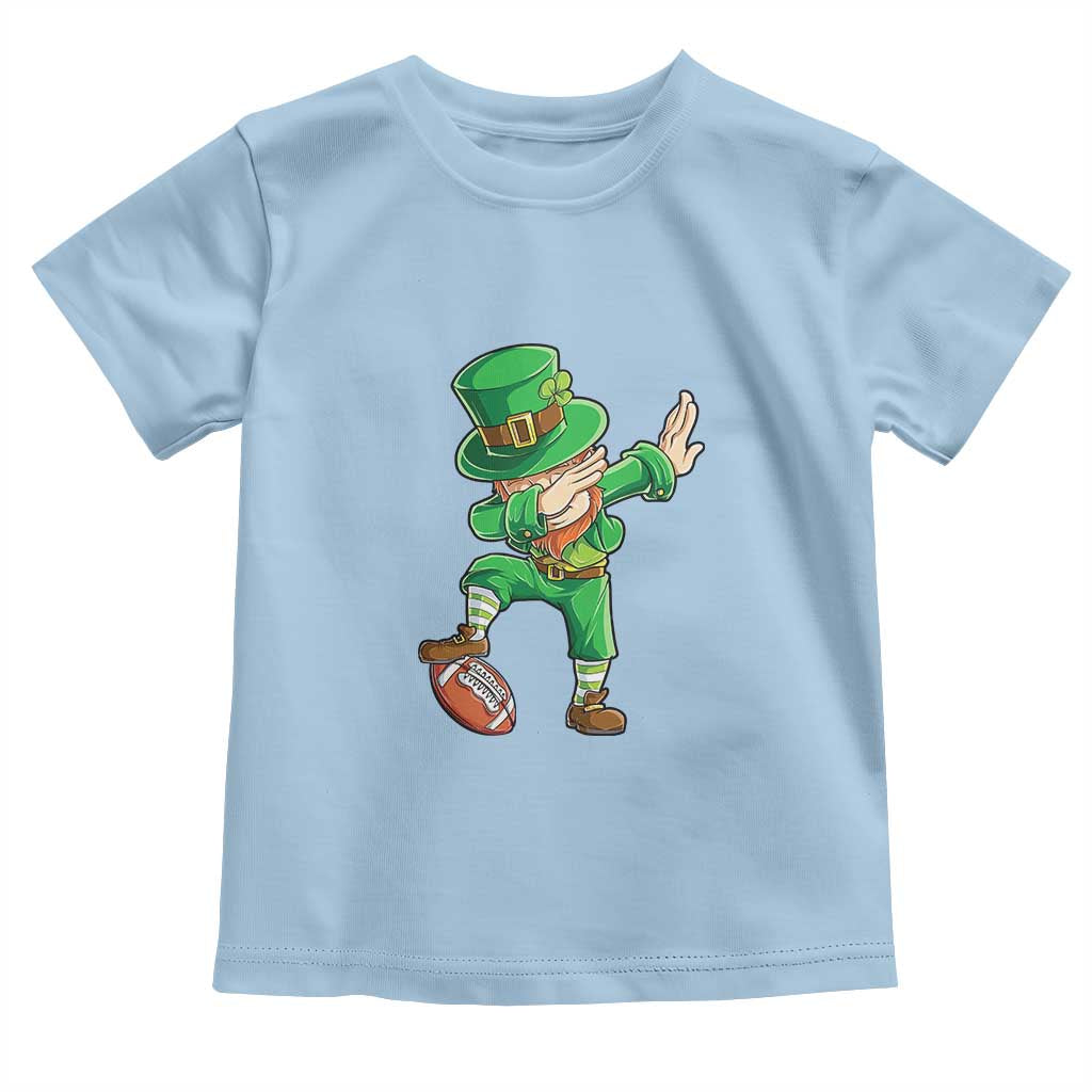 Dabbing Leprechaun Football Toddler T Shirt St Patricks Day Sports Lover