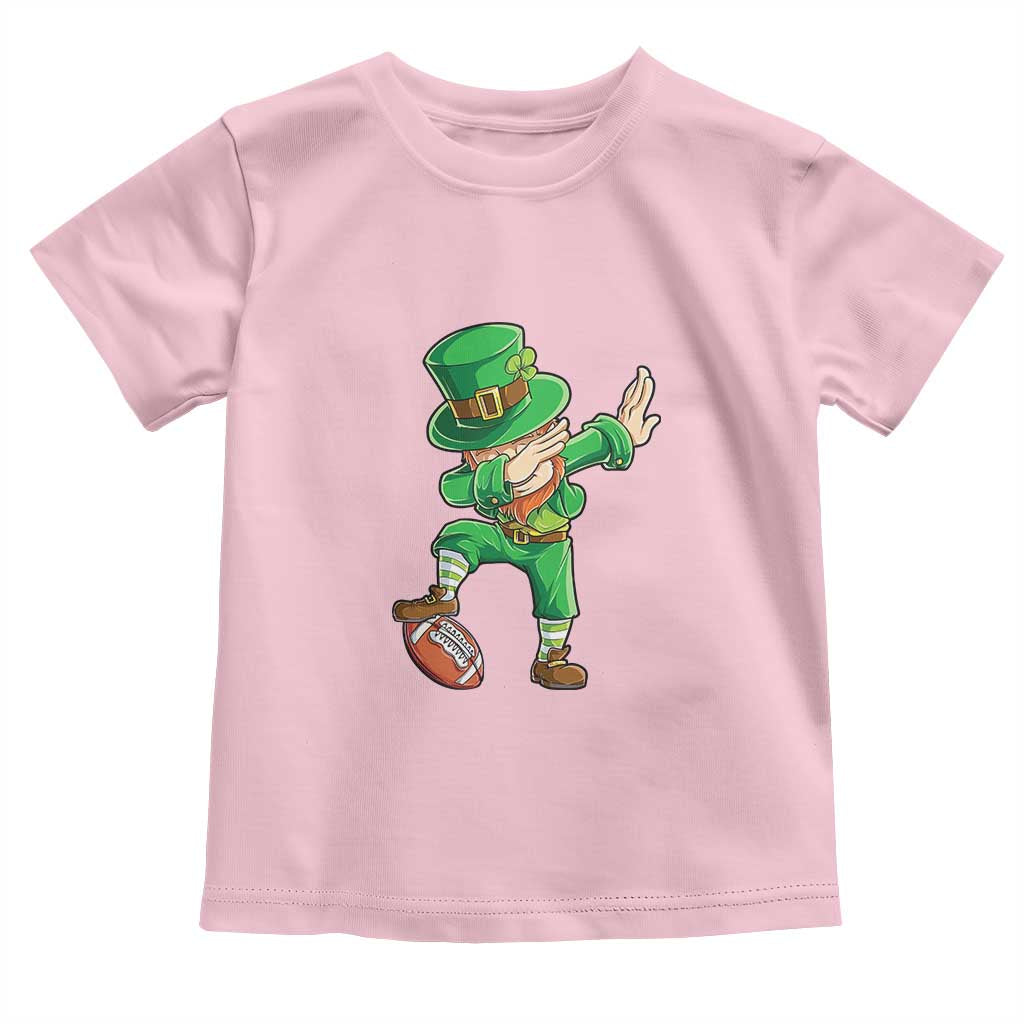 Dabbing Leprechaun Football Toddler T Shirt St Patricks Day Sports Lover