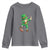 Dabbing Leprechaun Football Youth Sweatshirt St Patricks Day Sports Lover