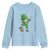 Dabbing Leprechaun Football Youth Sweatshirt St Patricks Day Sports Lover