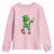 Dabbing Leprechaun Football Youth Sweatshirt St Patricks Day Sports Lover