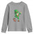Dabbing Leprechaun Football Youth Sweatshirt St Patricks Day Sports Lover