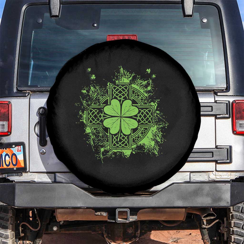 Celtic Knot Irish Shamrock Spare Tire Cover St Patricks Day