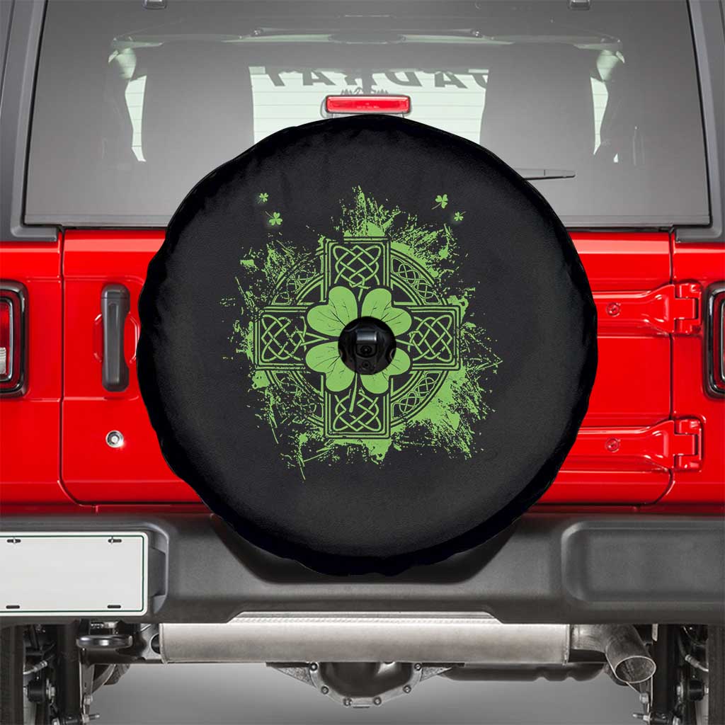 Celtic Knot Irish Shamrock Spare Tire Cover St Patricks Day