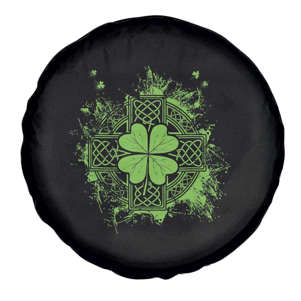 Celtic Knot Irish Shamrock Spare Tire Cover St Patricks Day