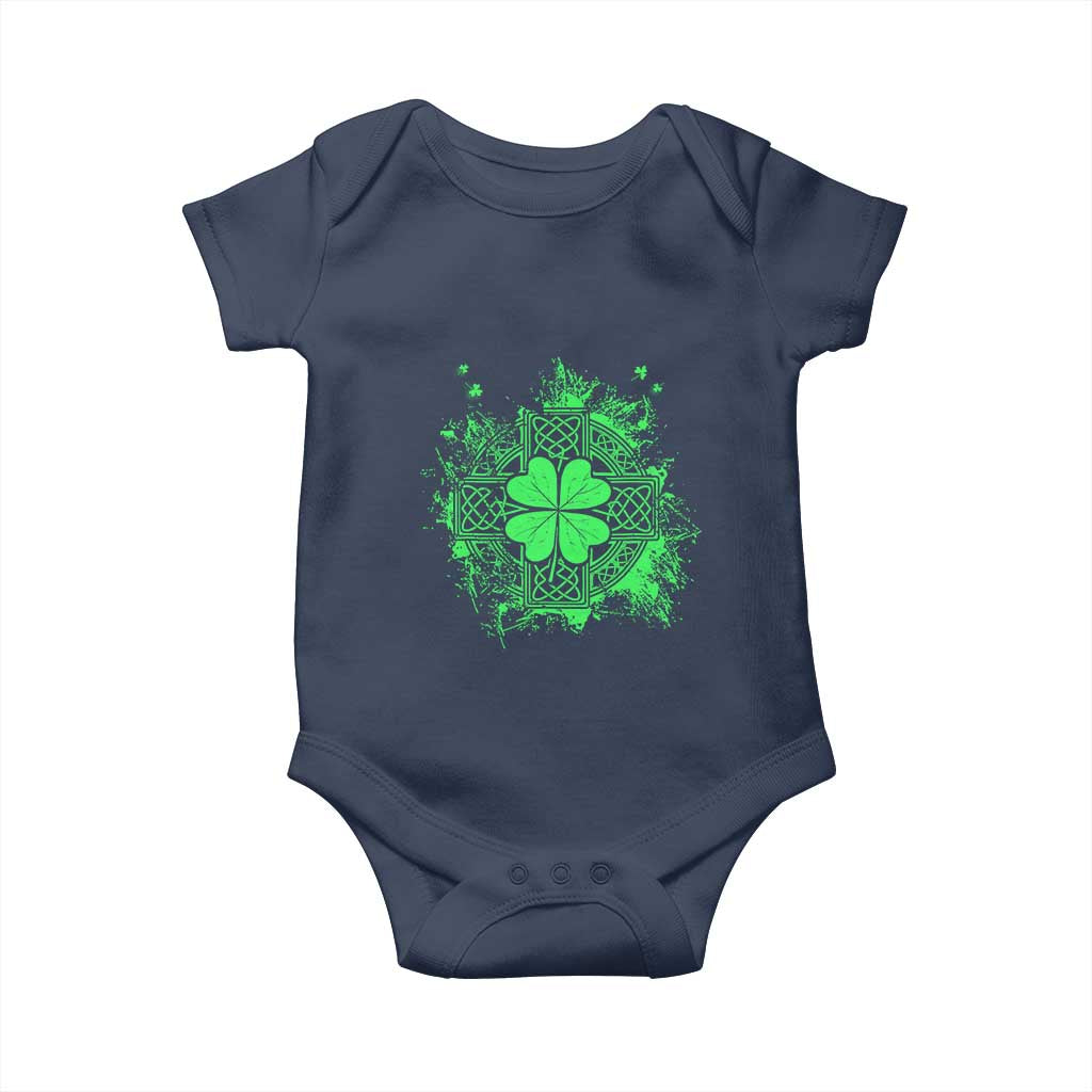 Celtic Knot Irish Shamrock Baby Onesie St Patricks Day