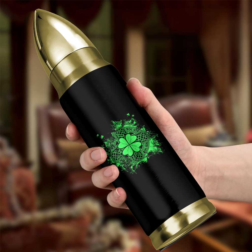 Celtic Knot Irish Shamrock Bullet Tumbler St Patricks Day