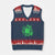 Celtic Knot Irish Shamrock V-Neck Knit Sweater Vest St Patricks Day - Wonder Print Shop