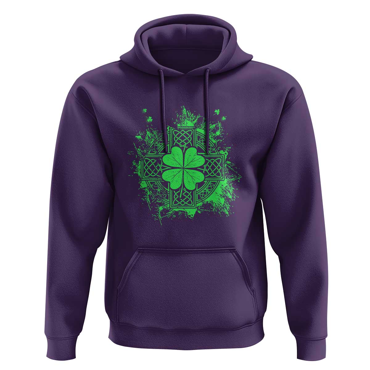 Celtic Knot Irish Shamrock Hoodie St Patricks Day