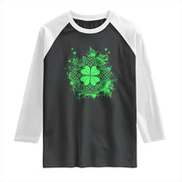 Celtic Knot Irish Shamrock Raglan Shirt St Patricks Day