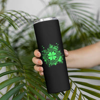 Celtic Knot Irish Shamrock Skinny Tumbler St Patricks Day