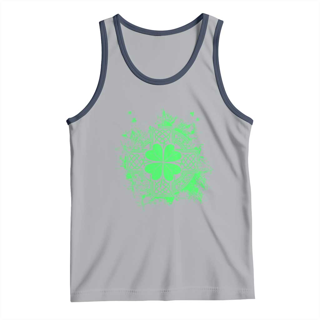 Celtic Knot Irish Shamrock Tank Top St Patricks Day