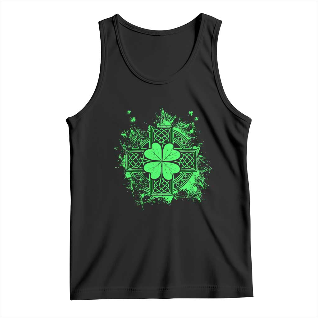 Celtic Knot Irish Shamrock Tank Top St Patricks Day