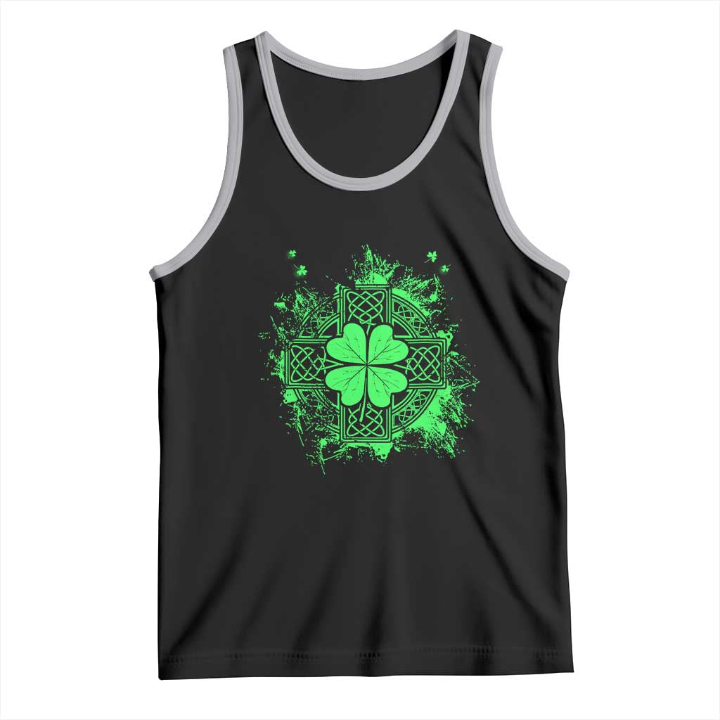 Celtic Knot Irish Shamrock Tank Top St Patricks Day