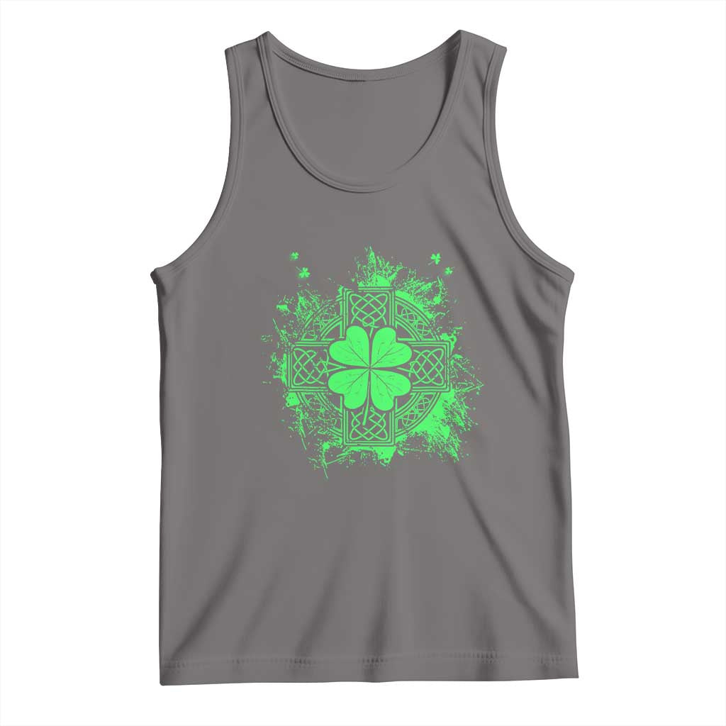 Celtic Knot Irish Shamrock Tank Top St Patricks Day