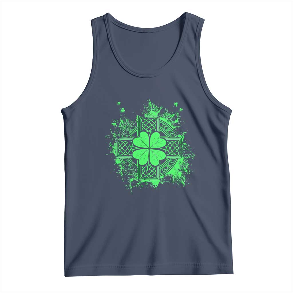 Celtic Knot Irish Shamrock Tank Top St Patricks Day