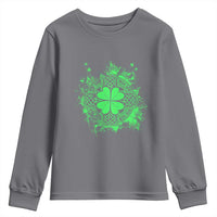 Celtic Knot Irish Shamrock Youth Sweatshirt St Patricks Day