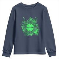 Celtic Knot Irish Shamrock Youth Sweatshirt St Patricks Day