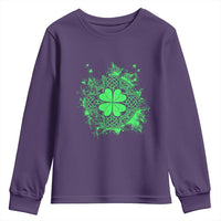 Celtic Knot Irish Shamrock Youth Sweatshirt St Patricks Day