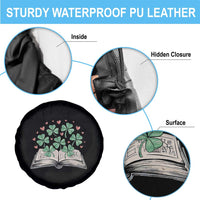 St Patricks Day Book Lover Spare Tire Cover Librarian Core Lucky Shamrocks