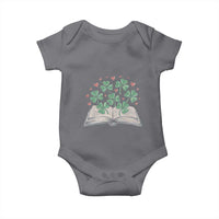 St Patricks Day Book Lover Baby Onesie Librarian Core Lucky Shamrocks