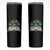 St Patricks Day Book Lover Skinny Tumbler Librarian Core Lucky Shamrocks