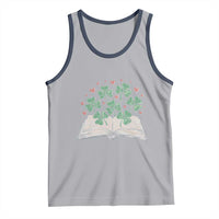St Patricks Day Book Lover Tank Top Librarian Core Lucky Shamrocks