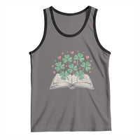 St Patricks Day Book Lover Tank Top Librarian Core Lucky Shamrocks