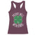 Funny St Patricks Day Drinking Racerback Tank Top Drinks Well With Others Drunk Beer Lucky Shamrock