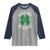 Funny St Patricks Day Drinking Raglan Shirt Drinks Well With Others Drunk Beer Lucky Shamrock