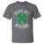 Funny St Patricks Day Drinking T Shirt Drinks Well With Others Drunk Beer Lucky Shamrock