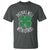 Funny St Patricks Day Drinking T Shirt Drinks Well With Others Drunk Beer Lucky Shamrock