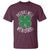 Funny St Patricks Day Drinking T Shirt Drinks Well With Others Drunk Beer Lucky Shamrock