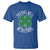 Funny St Patricks Day Drinking T Shirt Drinks Well With Others Drunk Beer Lucky Shamrock