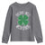 Funny St Patricks Day Drinking Youth Sweatshirt Drinks Well With Others Drunk Beer Lucky Shamrock