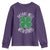 Funny St Patricks Day Drinking Youth Sweatshirt Drinks Well With Others Drunk Beer Lucky Shamrock