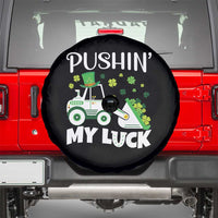 St Patricks Day Boys Truck Spare Tire Cover Pushing My Luck Tractor Toy Lover