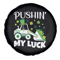 St Patricks Day Boys Truck Spare Tire Cover Pushing My Luck Tractor Toy Lover