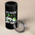 St Patricks Day Boys Truck 4 in 1 Can Cooler Tumbler Pushing My Luck Tractor Toy Lover