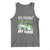 St Patricks Day Boys Truck Tank Top Pushing My Luck Tractor Toy Lover