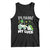 St Patricks Day Boys Truck Tank Top Pushing My Luck Tractor Toy Lover