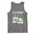 St Patricks Day Boys Truck Tank Top Pushing My Luck Tractor Toy Lover
