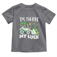 St Patricks Day Boys Truck Toddler T Shirt Pushing My Luck Tractor Toy Lover
