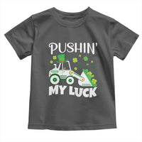 St Patricks Day Boys Truck Toddler T Shirt Pushing My Luck Tractor Toy Lover