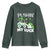 St Patricks Day Boys Truck Youth Sweatshirt Pushing My Luck Tractor Toy Lover