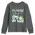 St Patricks Day Boys Truck Youth Sweatshirt Pushing My Luck Tractor Toy Lover