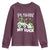 St Patricks Day Boys Truck Youth Sweatshirt Pushing My Luck Tractor Toy Lover