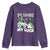 St Patricks Day Boys Truck Youth Sweatshirt Pushing My Luck Tractor Toy Lover