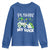 St Patricks Day Boys Truck Youth Sweatshirt Pushing My Luck Tractor Toy Lover