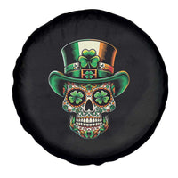San Patties Irish Sugar Skull Spare Tire Cover St Patricks Day Of The Dead